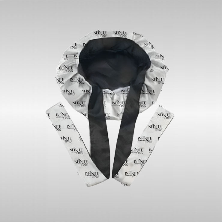 Silk Bonnet with Tie Band