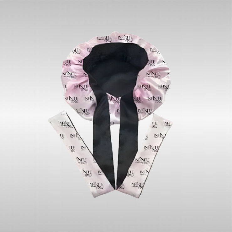Silk Bonnet with Tie Band
