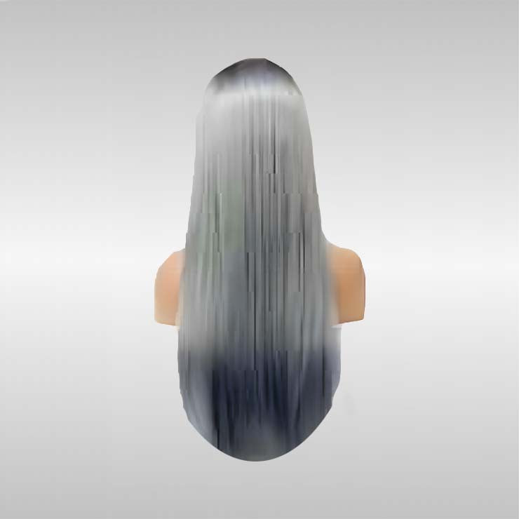 #Grey Frontal Lace Wig