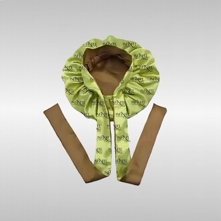 Silk Bonnet with Tie Band