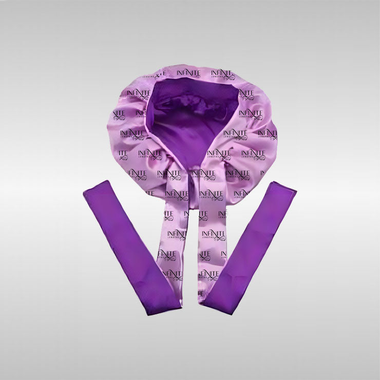 Silk Bonnet with Tie Band