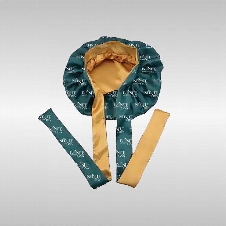 Silk Bonnet with Tie Band
