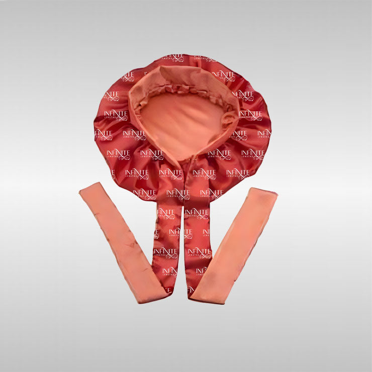 Silk Bonnet with Tie Band