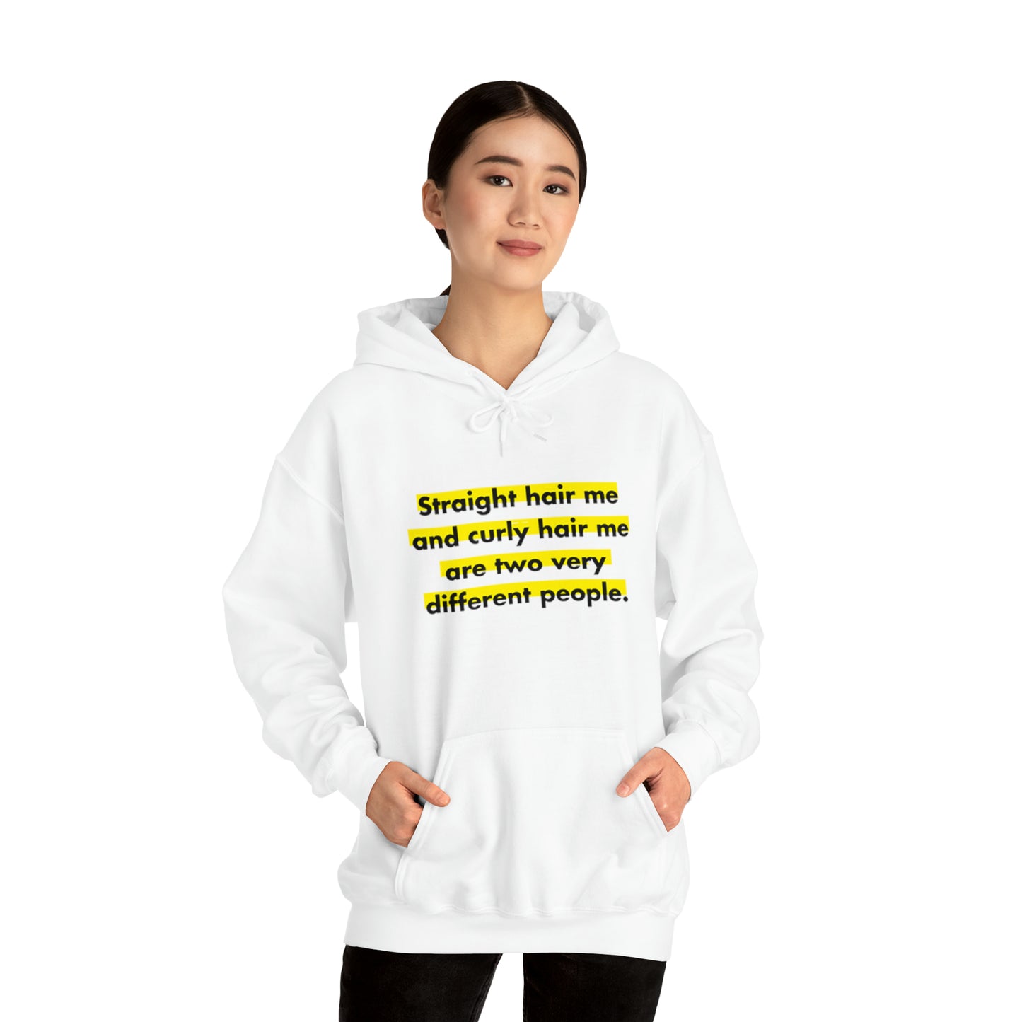 Straight & Curly Me Unisex Hoodie