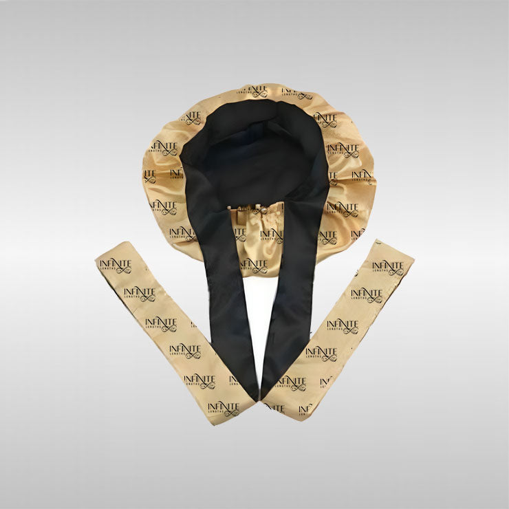 Silk Bonnet with Tie Band