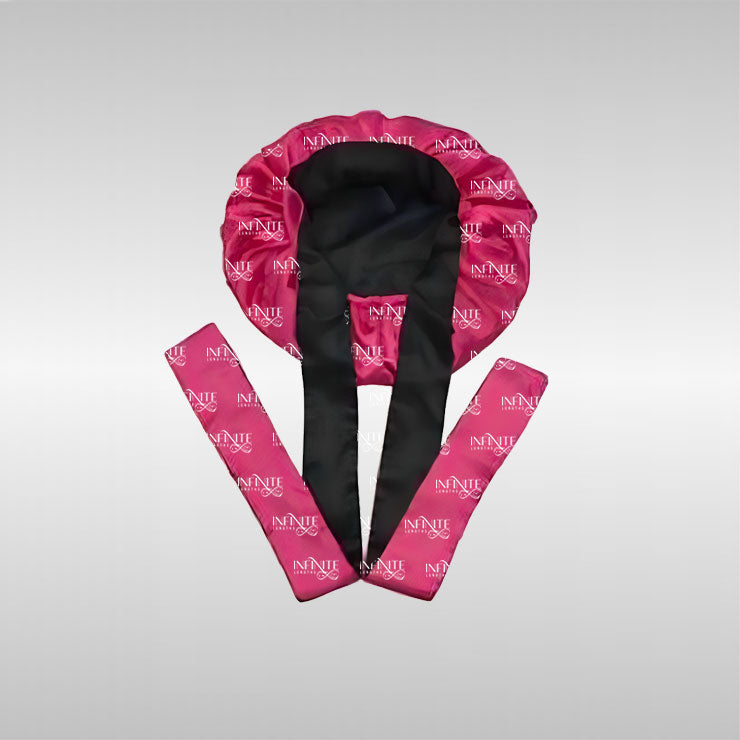 Silk Bonnet with Tie Band
