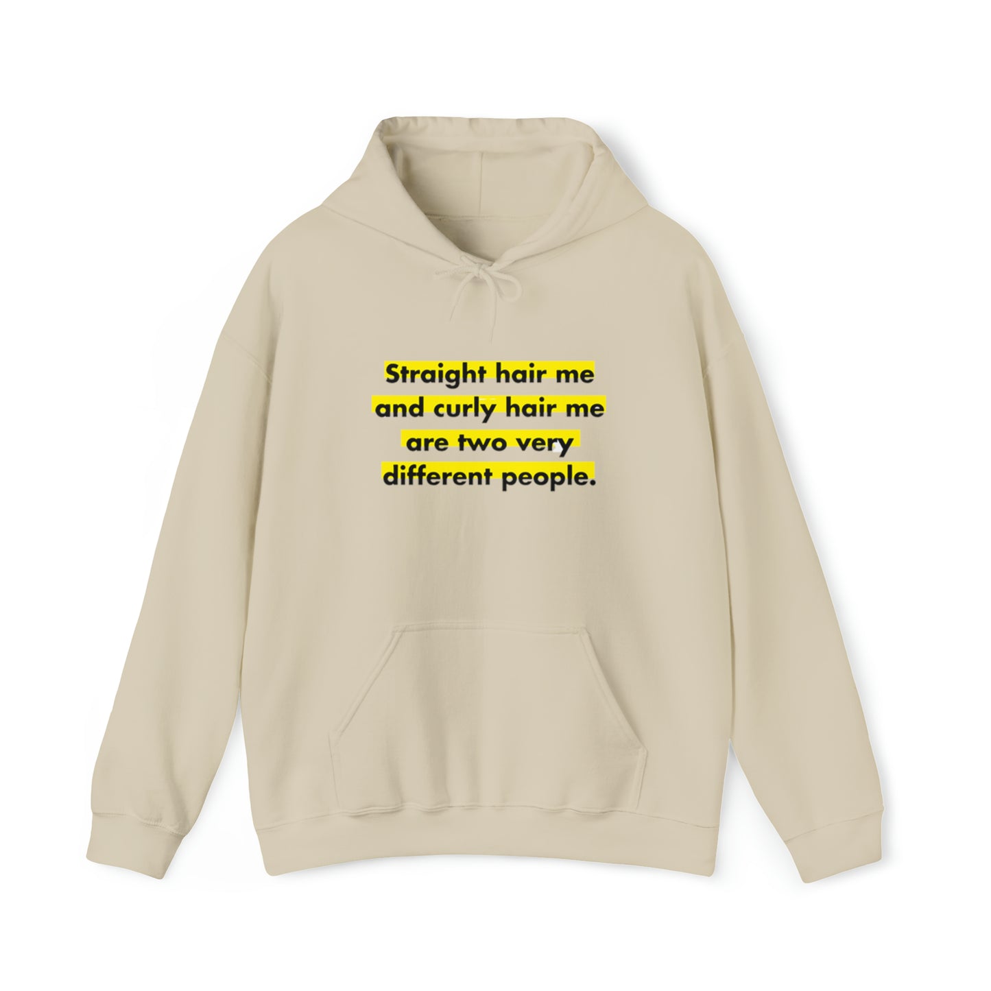 Straight & Curly Me Unisex Hoodie