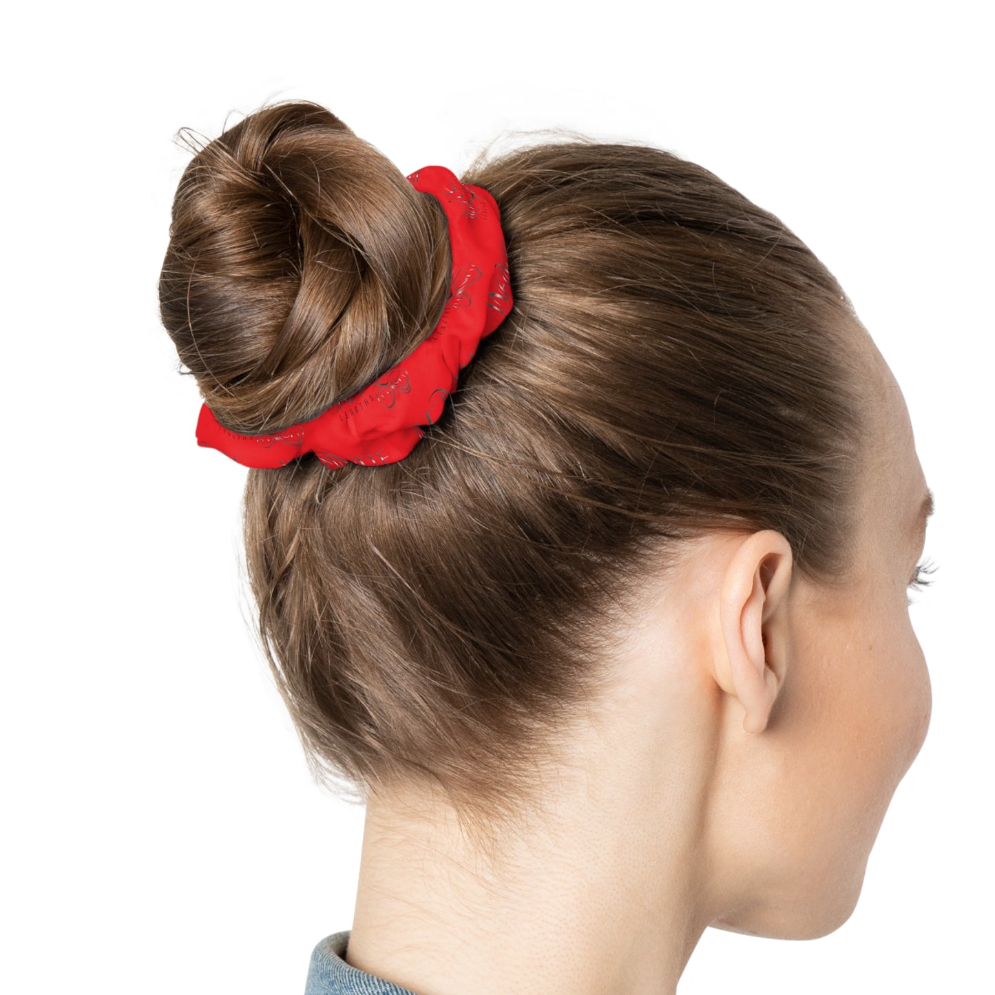 Red Infinite Lengths Scrunchie