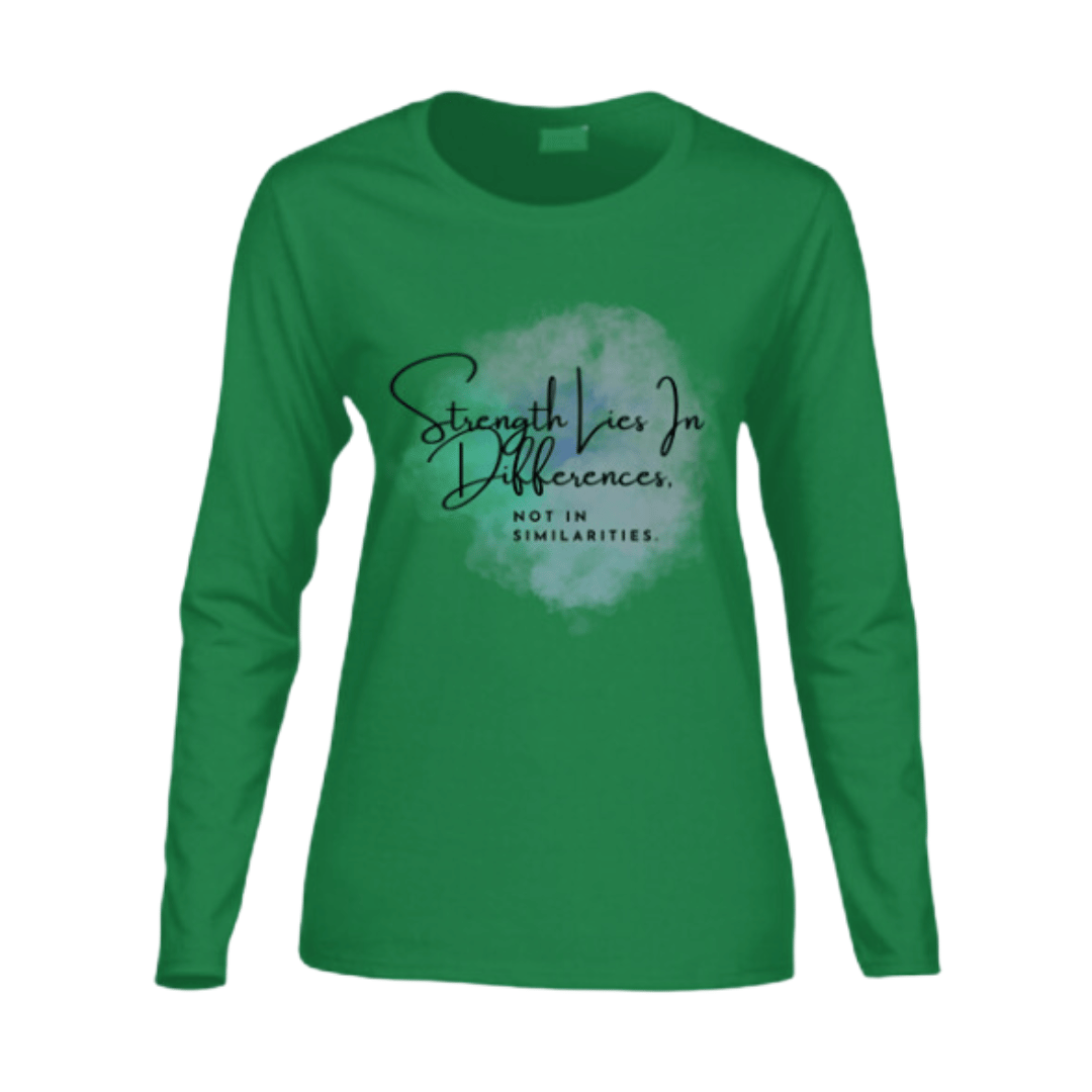 Strength Women's Long-Sleeve T-Shirt - Pastel Splash