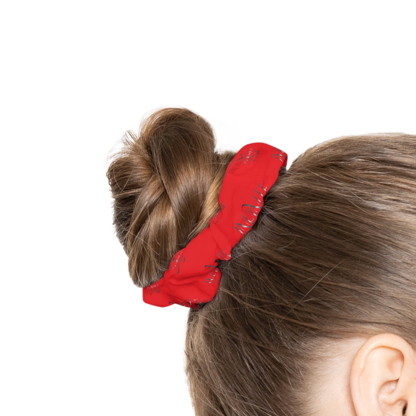 Red Infinite Lengths Scrunchie