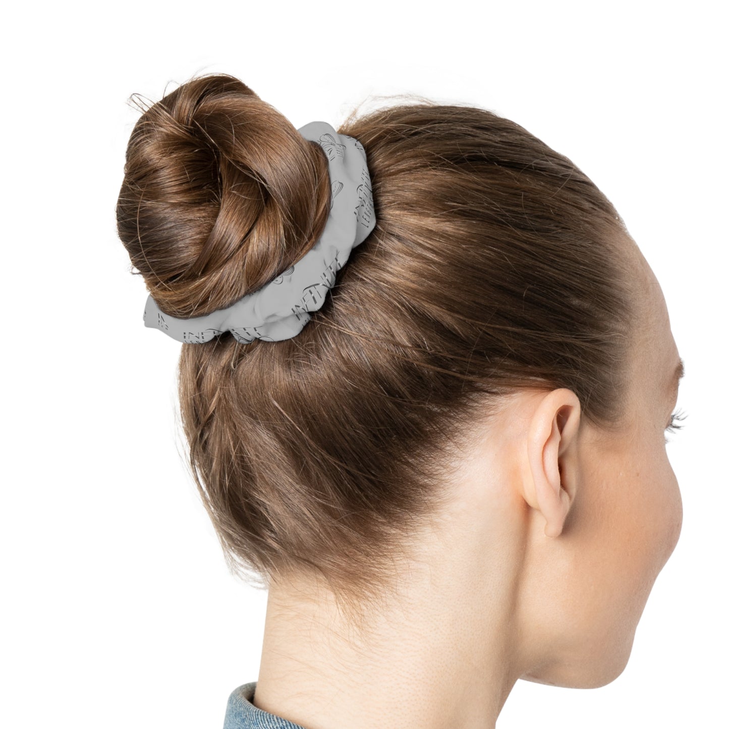 Grey Infinite Lengths Scrunchie