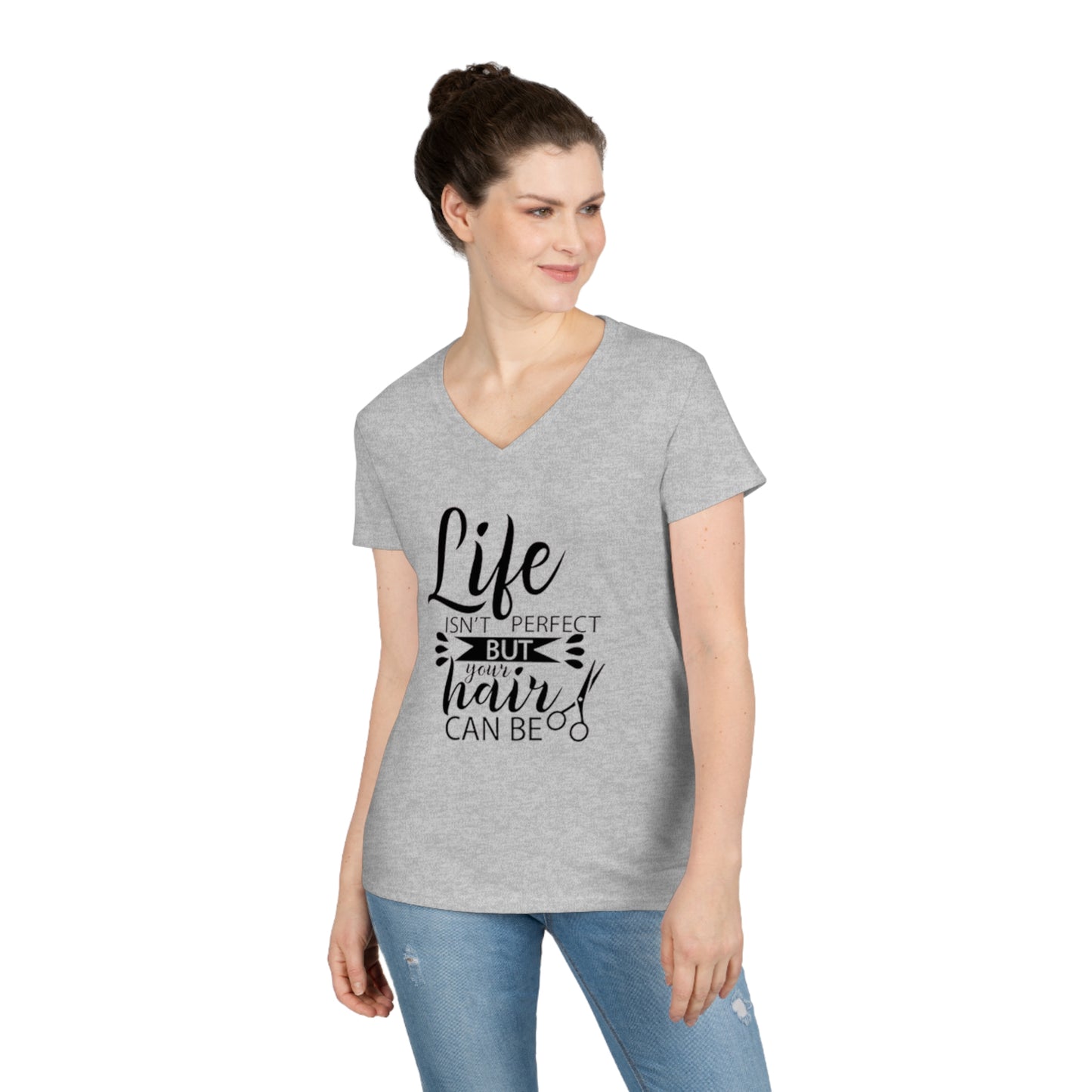Perfect Hair V-Neck T-Shirt