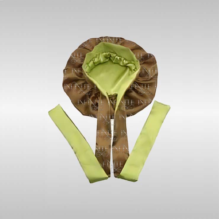 Silk Bonnet with Tie Band
