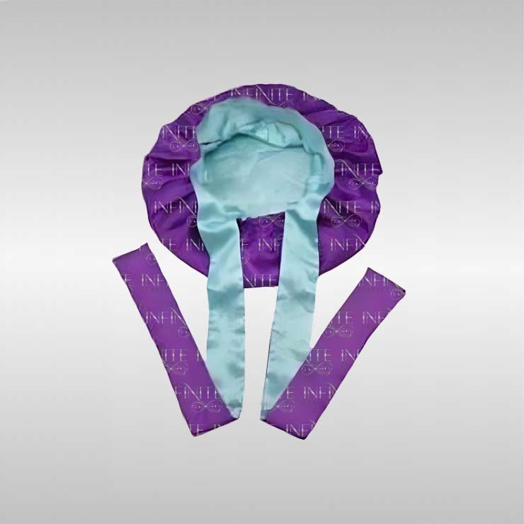 Silk Bonnet with Tie Band
