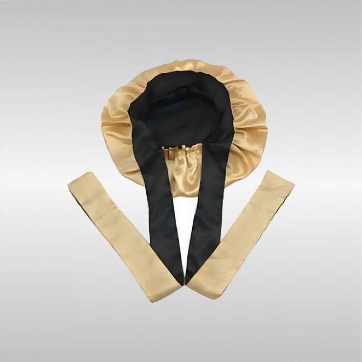 Silk Bonnet with Tie Band