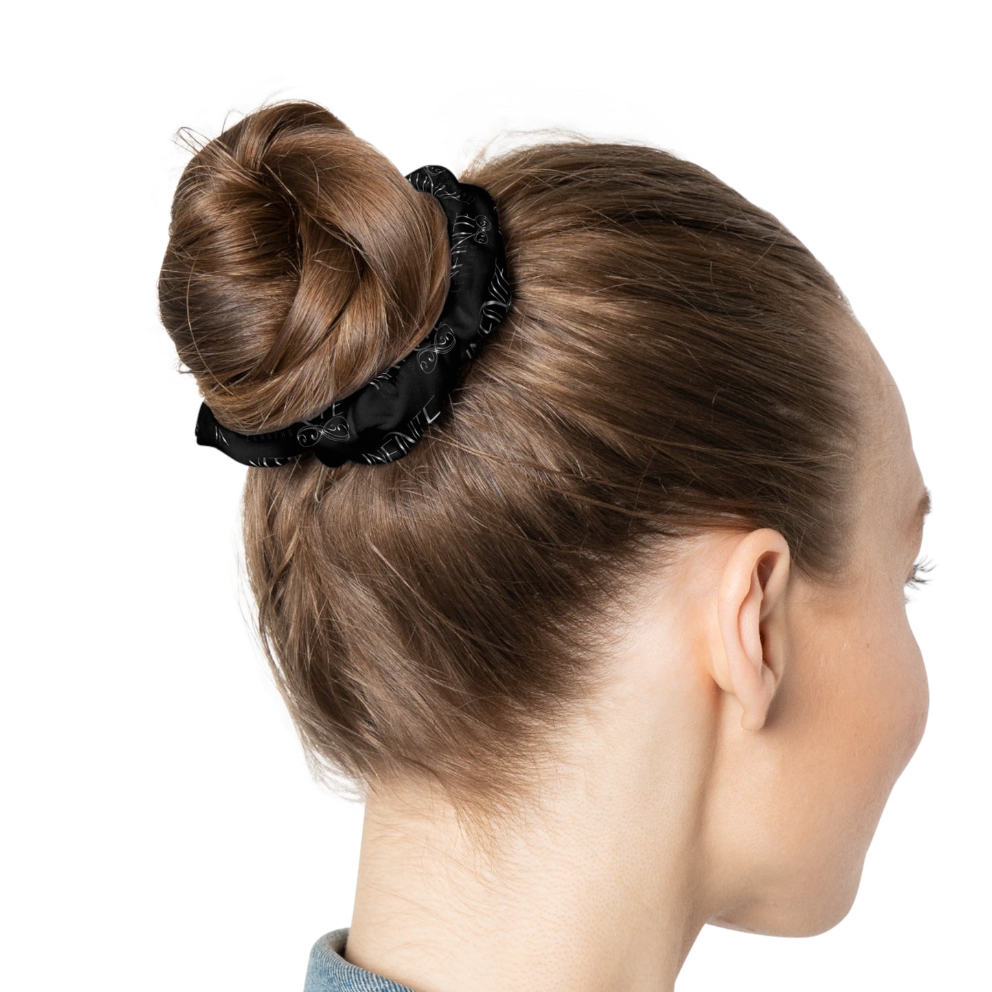 Black Infinite Lengths Scrunchie