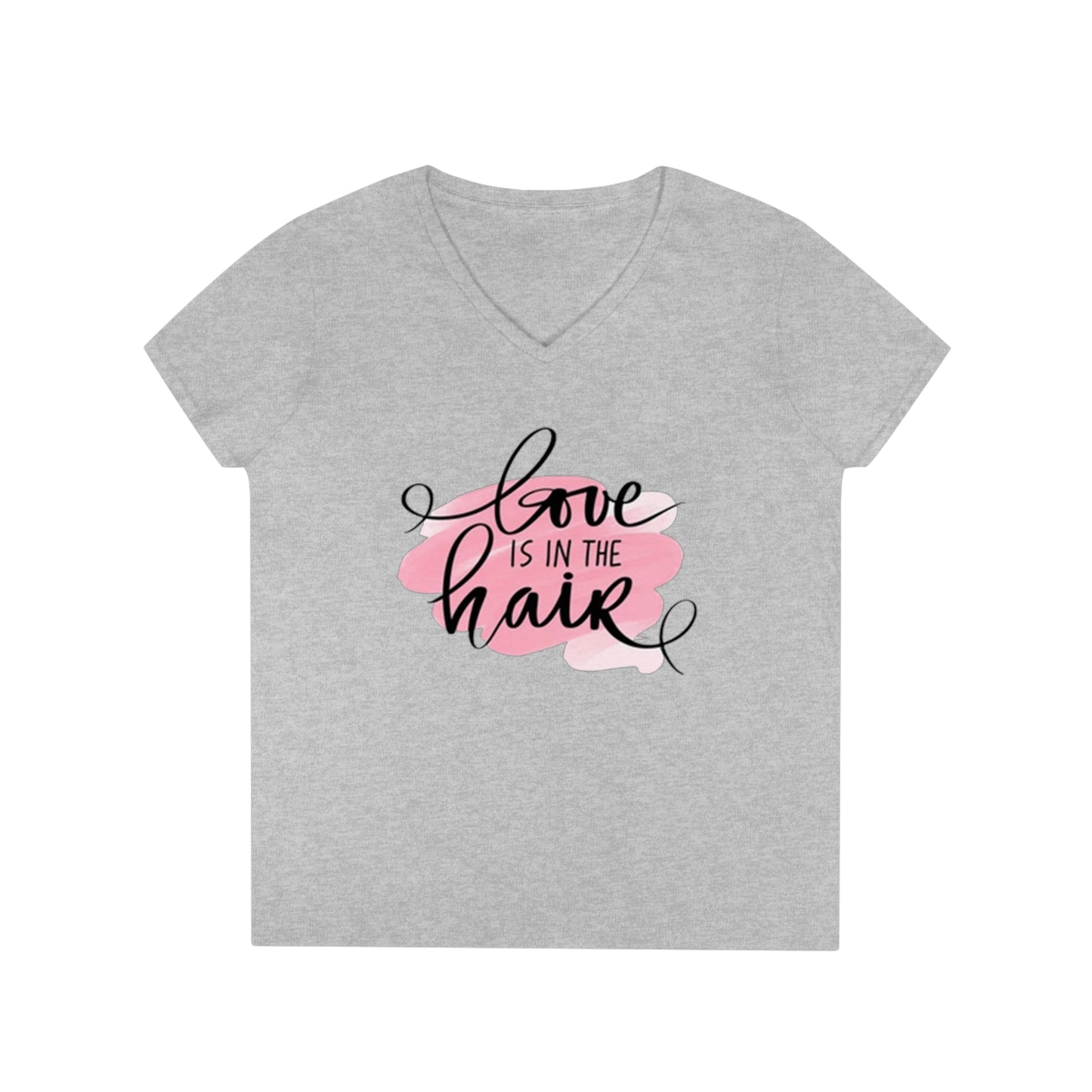 Love is in the Hair V-Neck T-Shirt