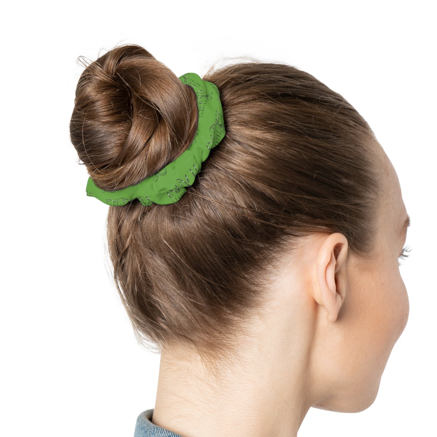 Green Infinite Lengths Scrunchie