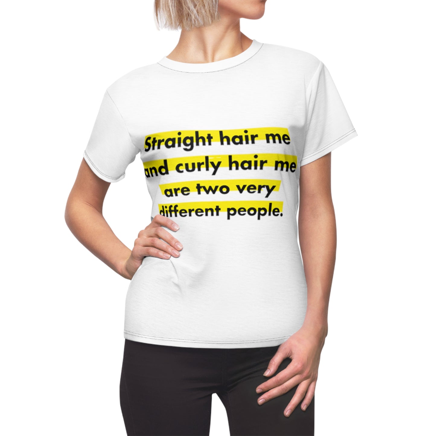 Straight & Curly Me Tee