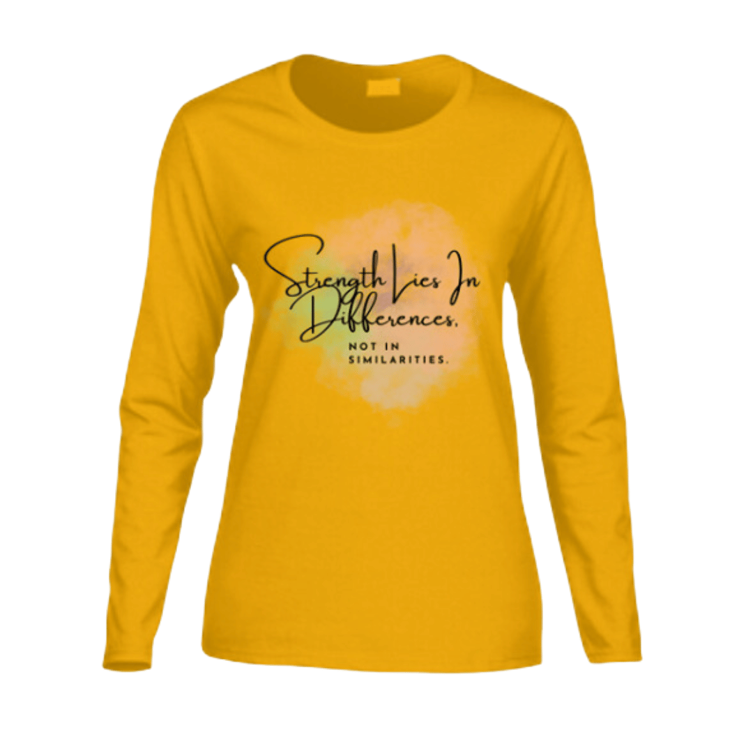 Strength Women's Long-Sleeve T-Shirt - Pastel Splash