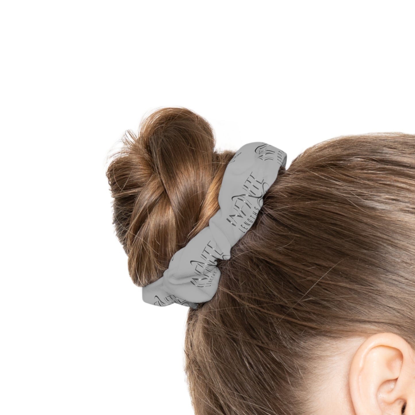 Grey Infinite Lengths Scrunchie