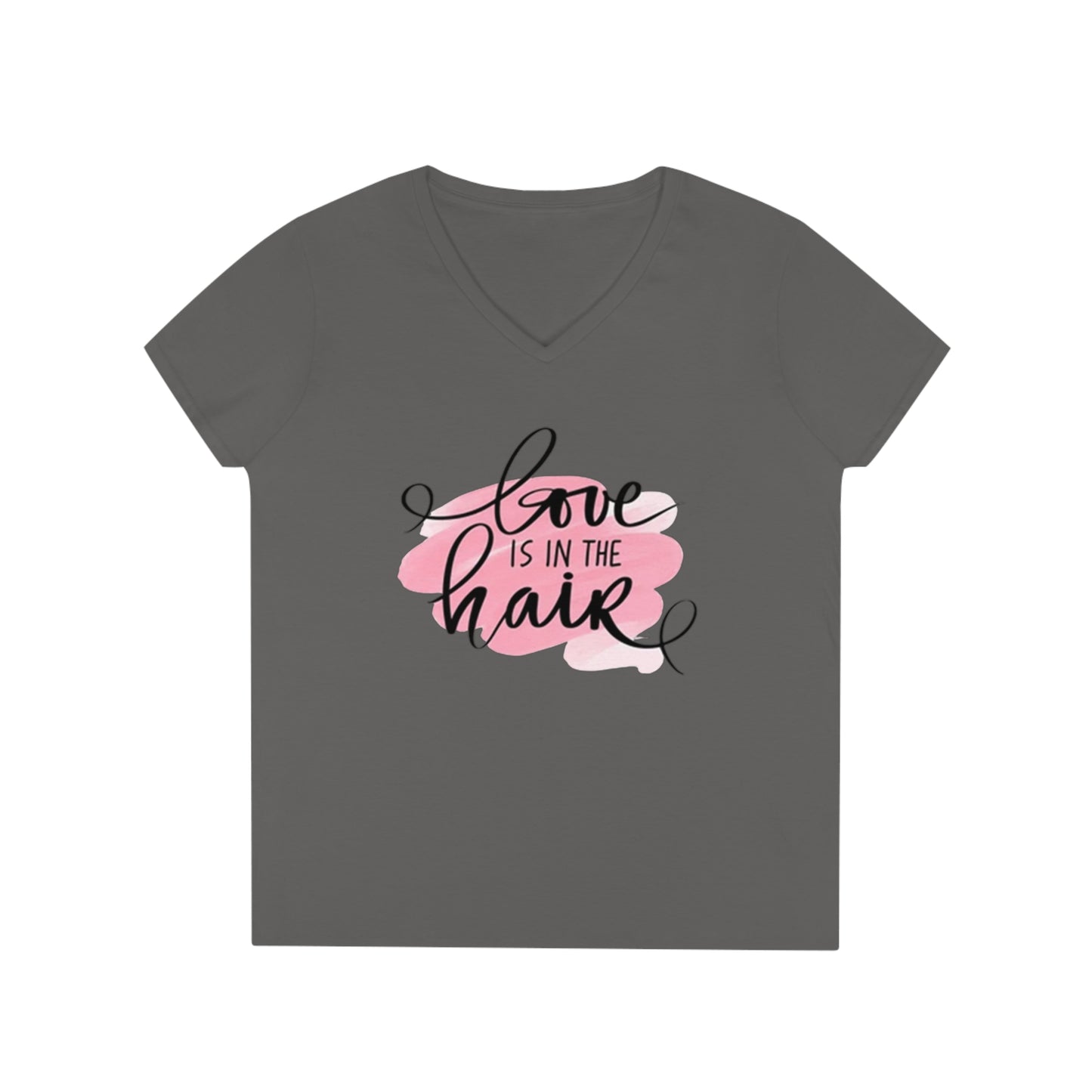 Love is in the Hair V-Neck T-Shirt
