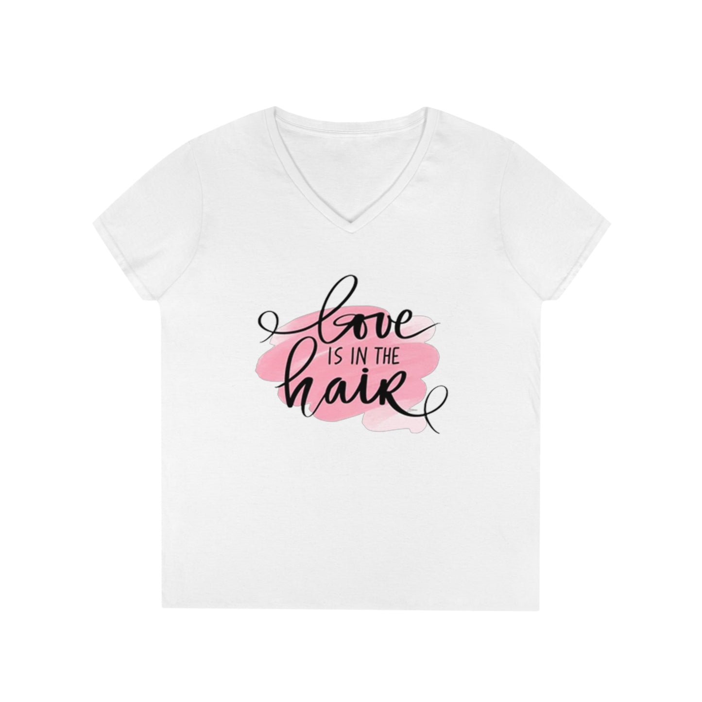 Love is in the Hair V-Neck T-Shirt