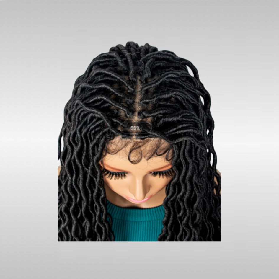 34" Lace Braid Wig